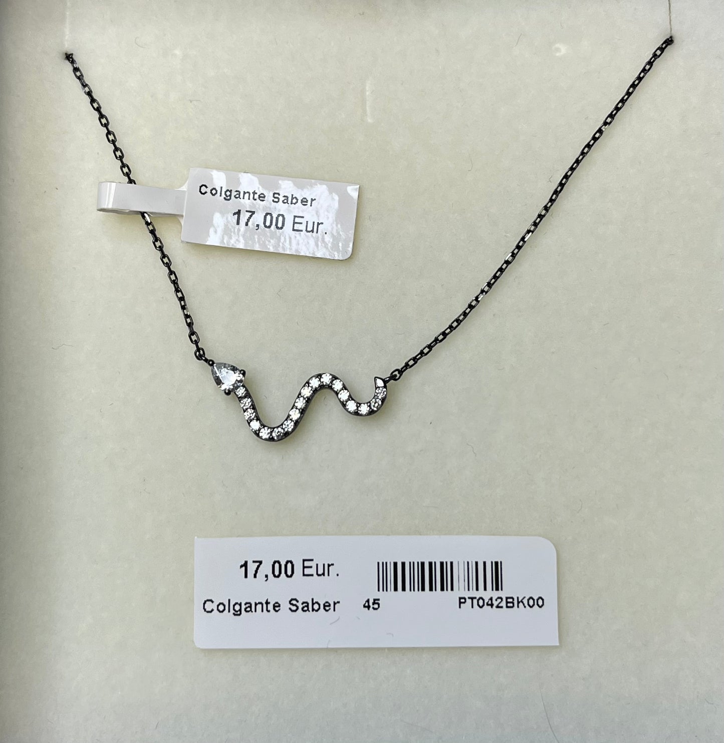 Etiqueta joyería Lanza con protección