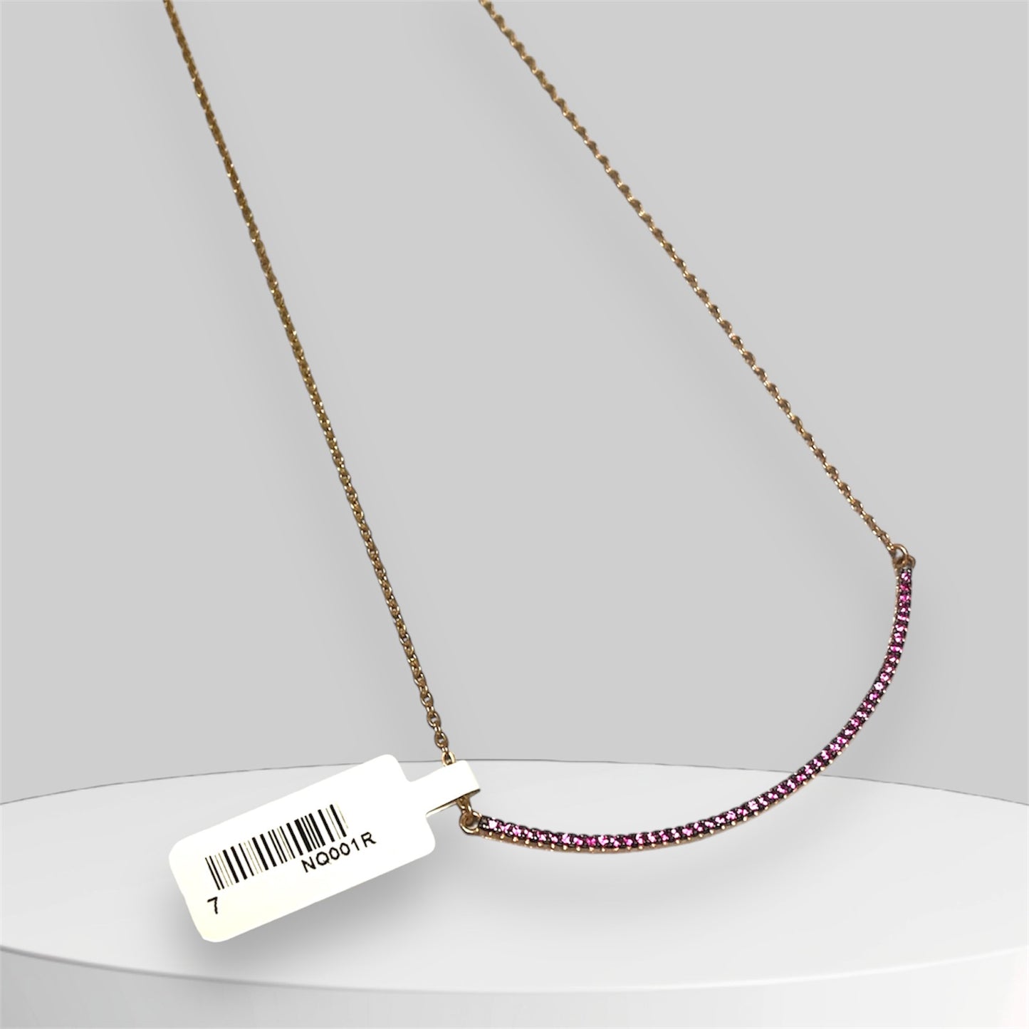 Etiqueta joyería blanca tira blanca