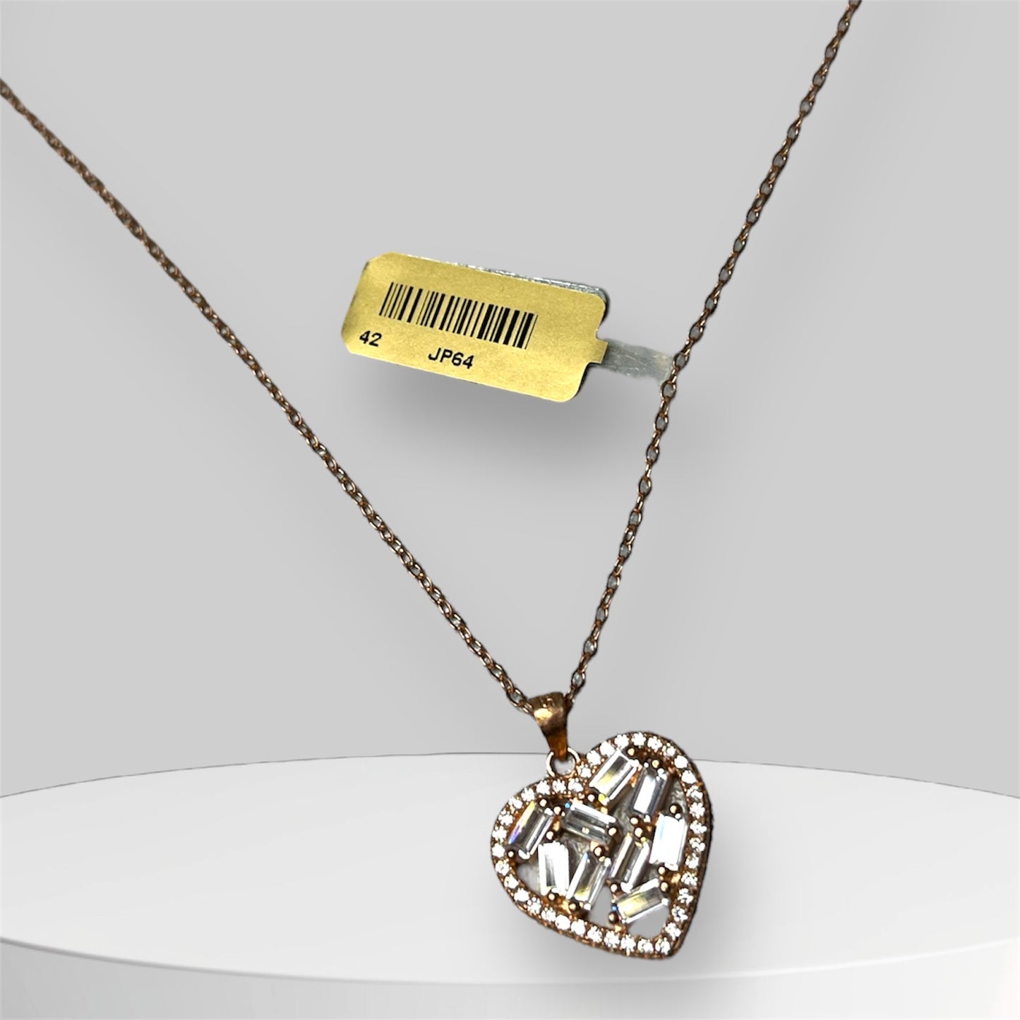 Etiqueta joyería dorada
